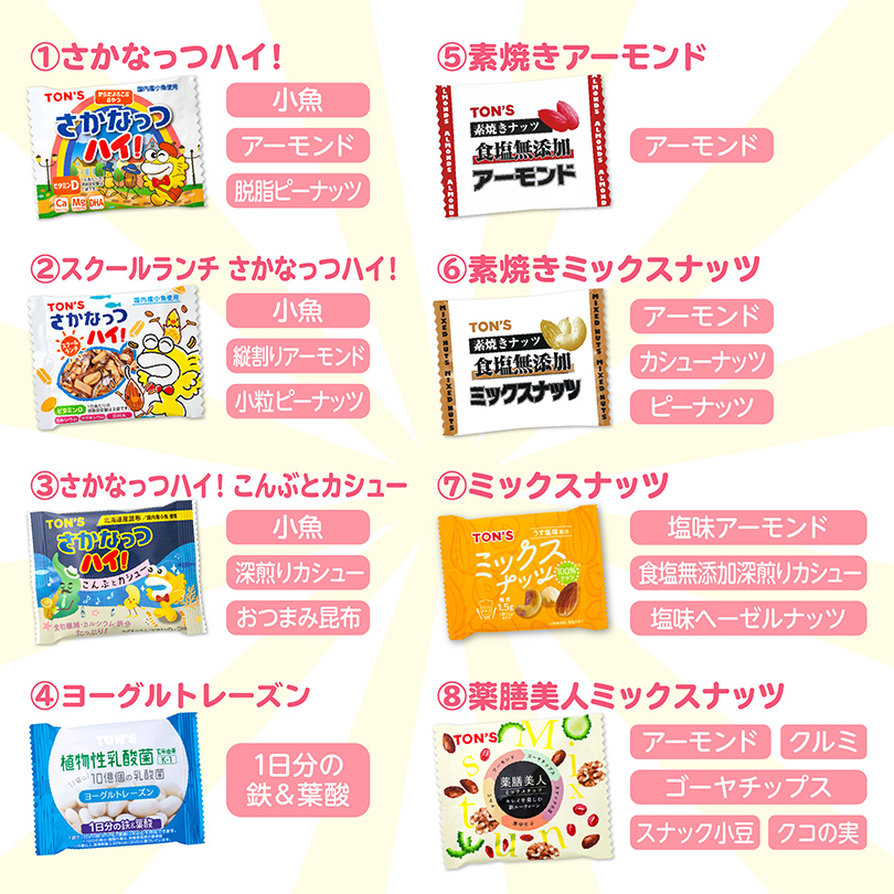 ナッツde節分　対象商品