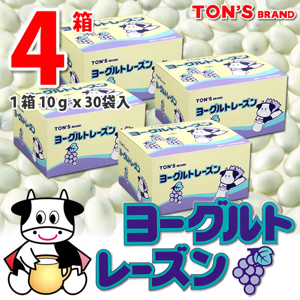 ヨーグルトレーズン プレーン 4箱