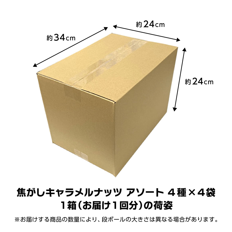 定期購入　定期便 　焦がしキャラメルナッツアソート