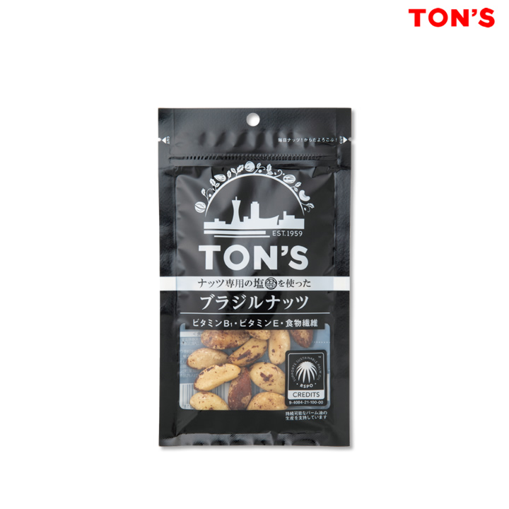 TON'S ブラジルナッツ 【塩味】【ナッツ】“ナッツ＆ドライフルーツ 通販 よいナッツ屋さん” 東洋ナッツ食品 TON'S(トン)  オンラインショッピング
